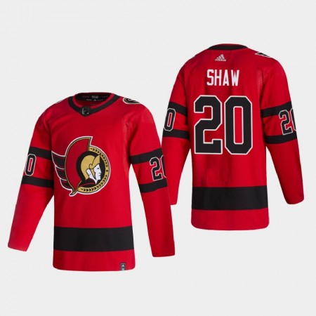 Camisola Ottawa Senators Logan Shaw 20 2020-21 Reverse Retro Authentic - Homem